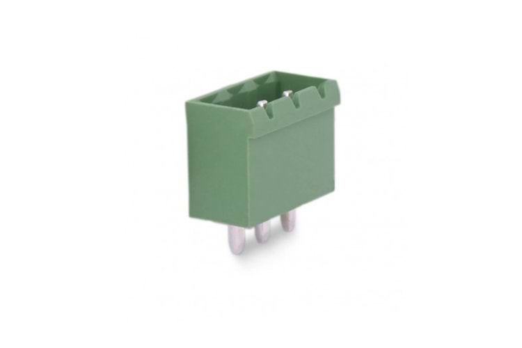 KLM 3P 3,81MM 180° GREEN MALE THT
