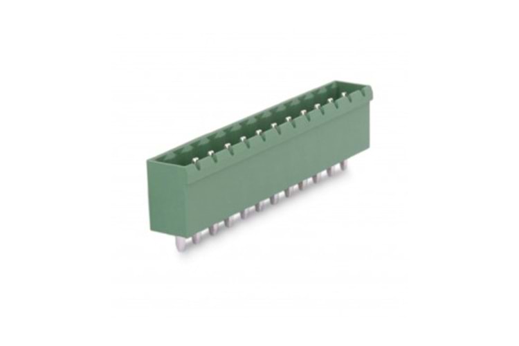 KLM 12P 3,81MM 180° GREEN MALE THT