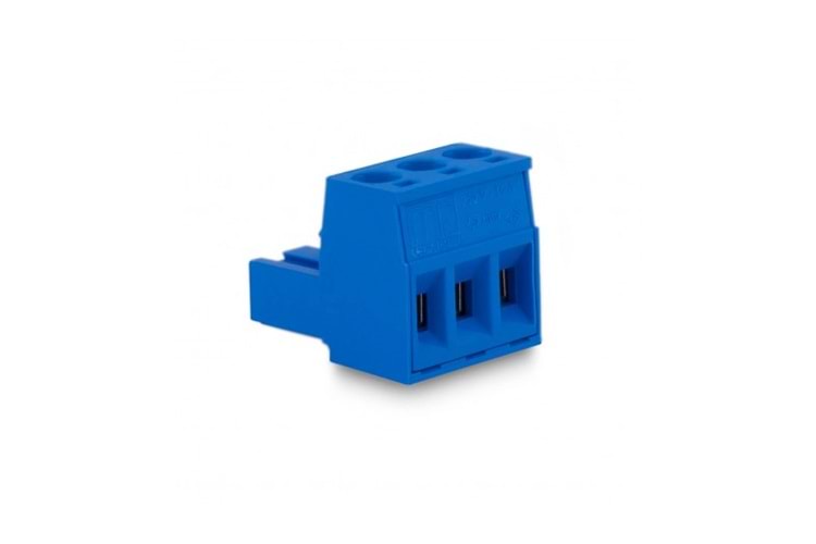 KLM 3P 5.08MM BLUE FEMALE THT