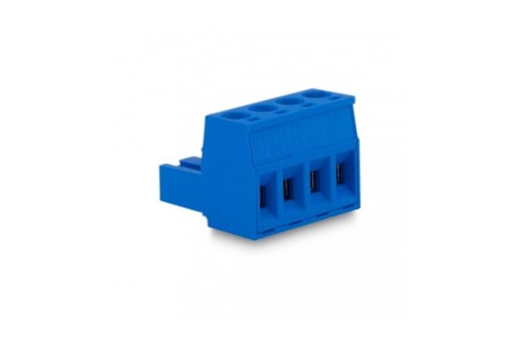 KLM 4P 5.08MM BLUE FEMALE THT