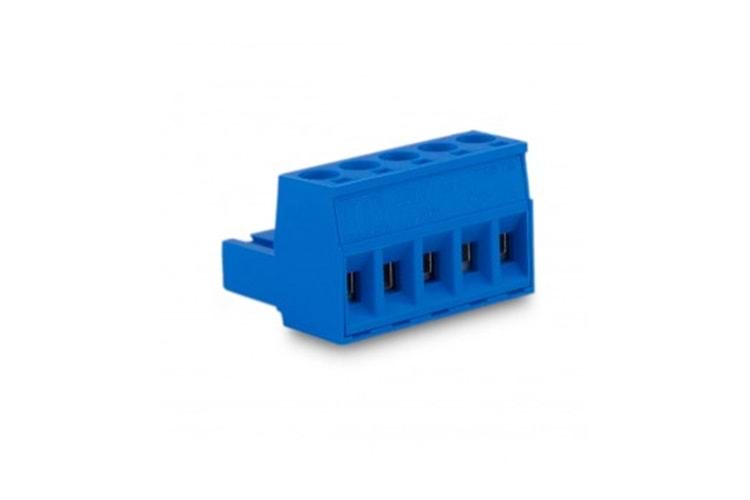 KLM 5P 5.08MM BLUE FEMALE THT