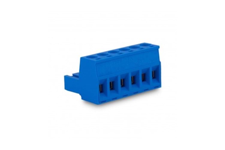 KLM 6P 5.08MM BLUE FEMALE THT