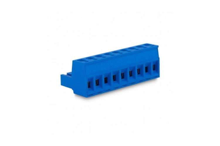 KLM 9P 5.08MM BLUE FEMALE THT