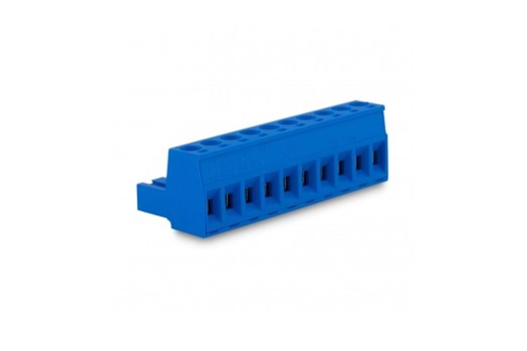 KLM 10P 5.08MM BLUE FEMALE THT