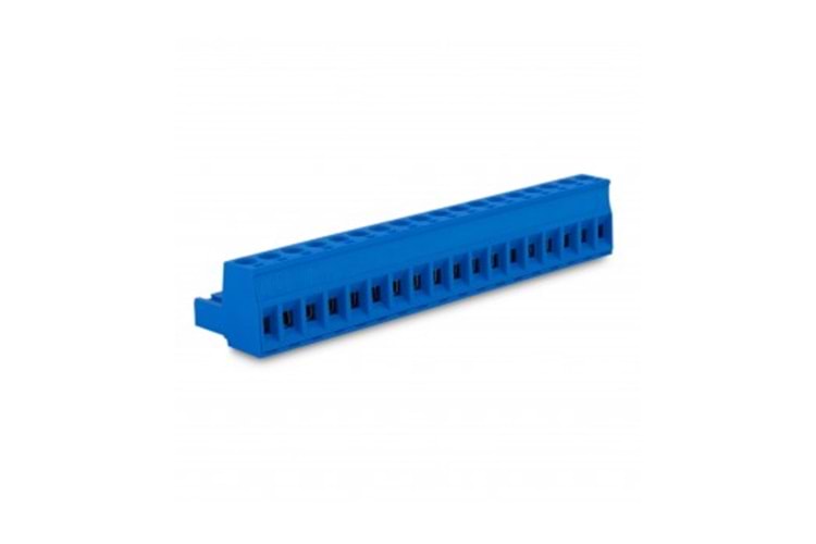 KLM 18P 5.08MM BLUE FEMALE THT