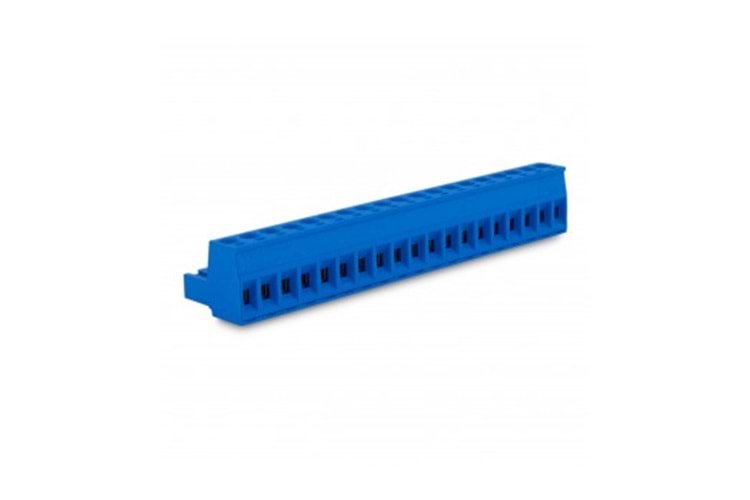 KLM 19P 5.08MM BLUE FEMALE THT