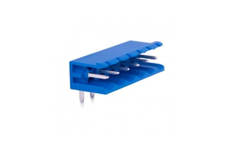 KLM OPEN 6P 5.08MM 90° RED MALE THT