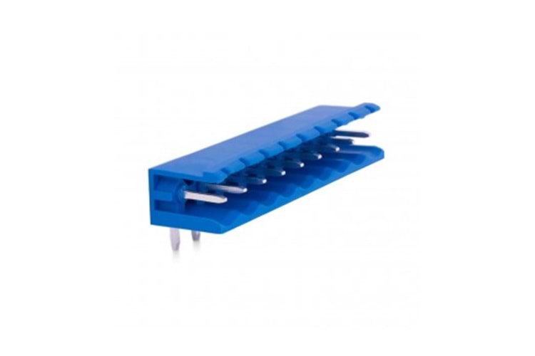 KLM OPEN 9P 5.08MM 90° BLUE MALE THT