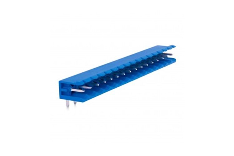KLM OPEN 16P 5.08MM 90° RED MALE THT