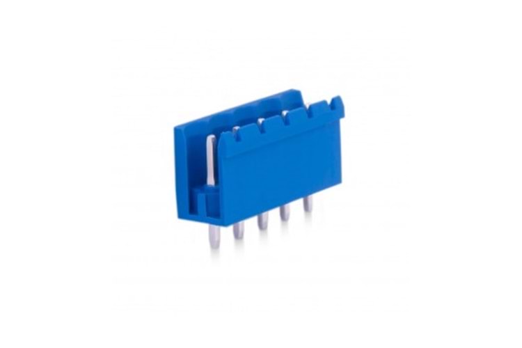 KLM OPEN 5P 5.08MM 180° BLUE MALE THT