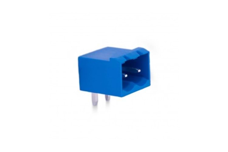 KLM 3P 5.08MM 90° BLUE MALE THT