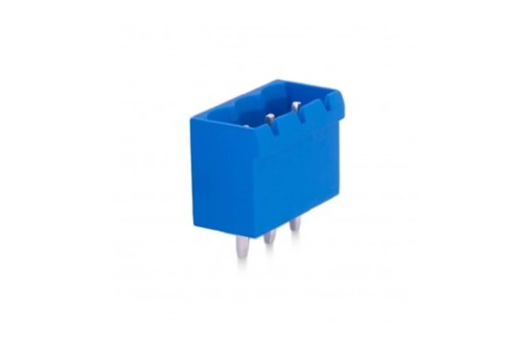 KLM 3P 5.08MM 180° BLUE MALE THT