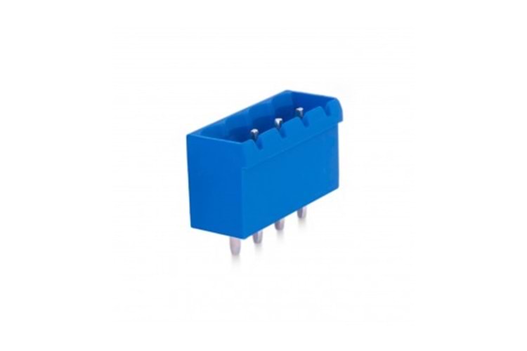 KLM 4P 5.08MM 180° BLUE MALE THT