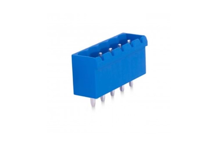 KLM 5P 5.08MM 180° BLUE MALE THT