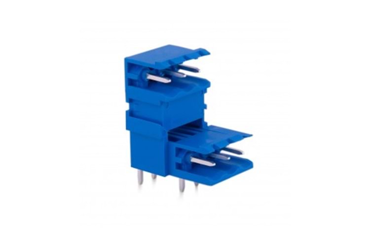 KLM 2x3P 5.08MM 90° (KATLI) BLUE MALE THT