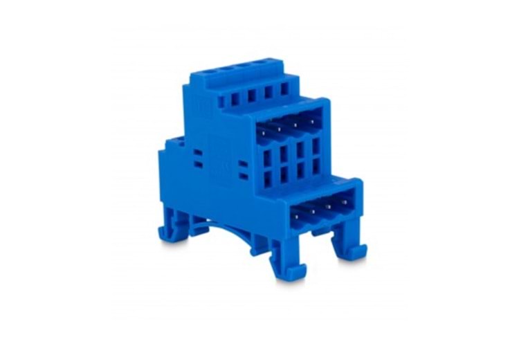 KLM 4P 5.08MM (KATLI SOKET) BLUE THT