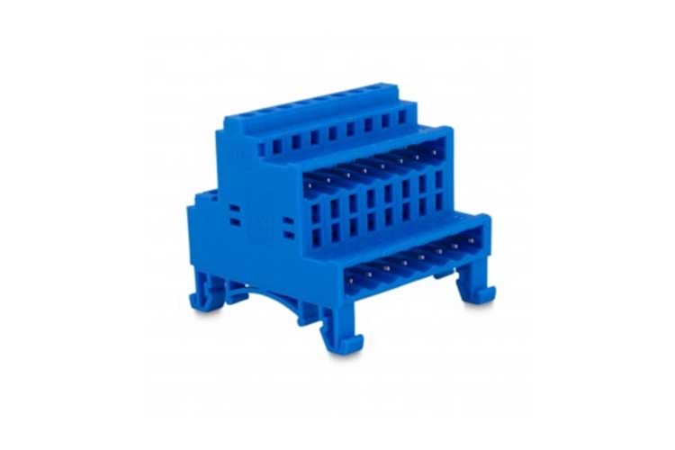 KLM 8P 5.08MM (KATLI SOKET) BLUE THT