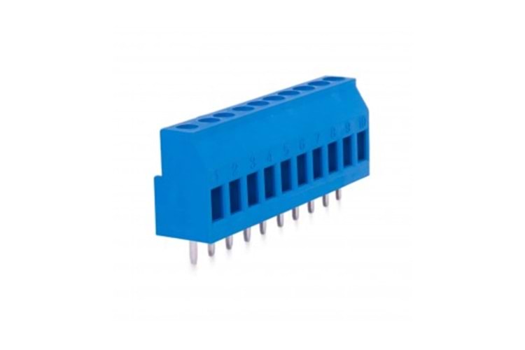 KLM 10P 5.08MM (MODÜLER BASKILI) BLUE THT