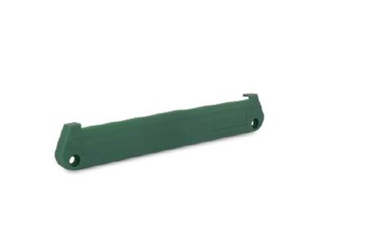 100mm PROFILE END PLATE GREEN