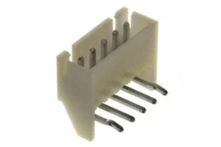 CONN HEADER 5P 2.5mm R/A MALE THT