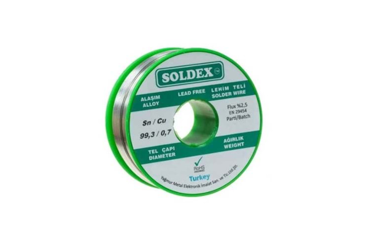 SN99,3 CU0,7 KURŞUNSUZ LEHİM TELİ 0,75MM (500G)