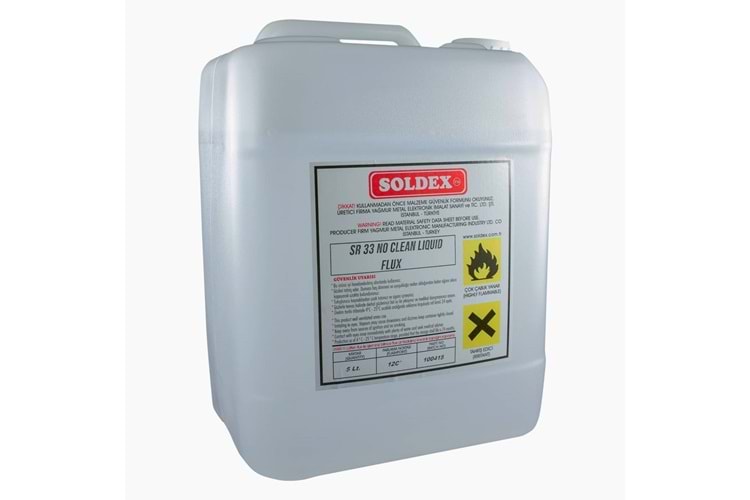 SR-33 TEMİZLİK GEREKTİRMEYEN SIVI FLUX 1LT (12ADET)