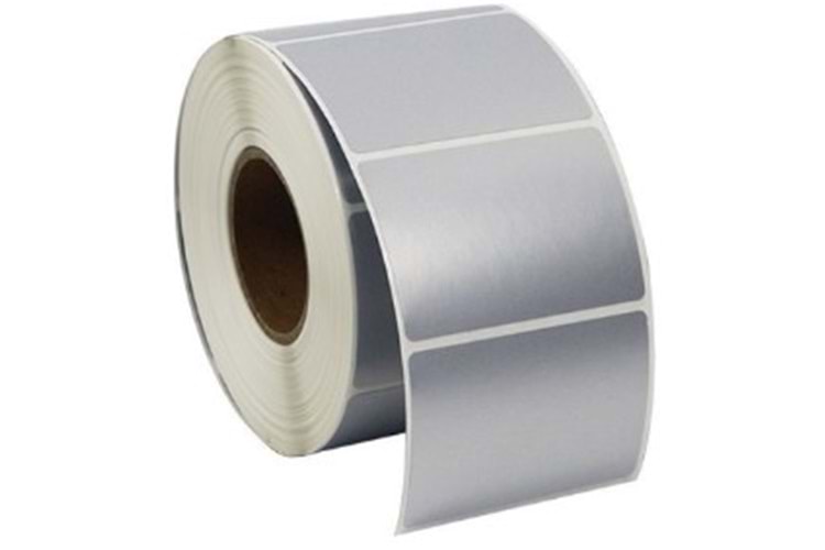 ETİKET BASKISIZ SILVERMAT 12x6mm