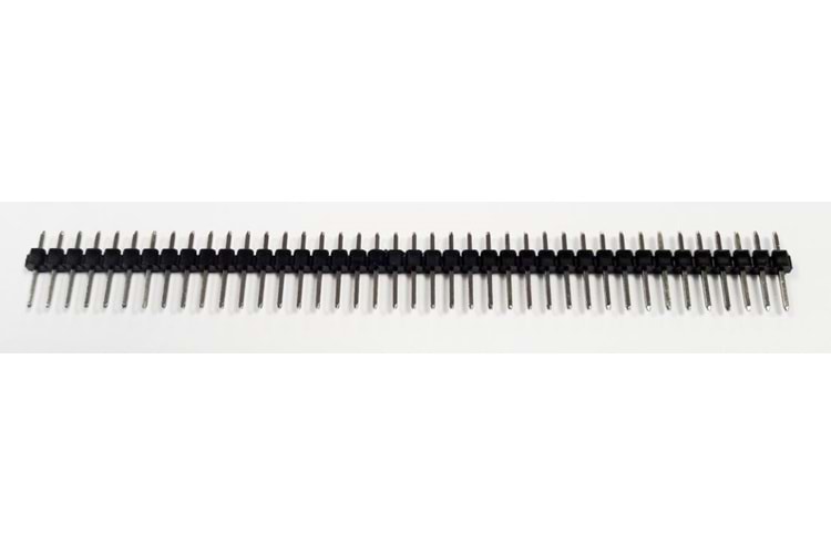 PIN HEADER 1X40 2.54MM 180C 9mm MALE THT