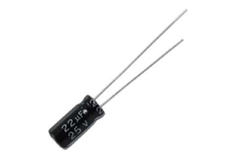 CAP EL 22uF 25V 5x11 5MM 85C TB THT