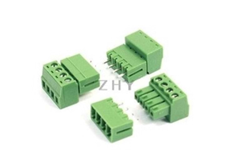 TERM 4P 180* 3.81mm GREEN CLOSED MALE THT