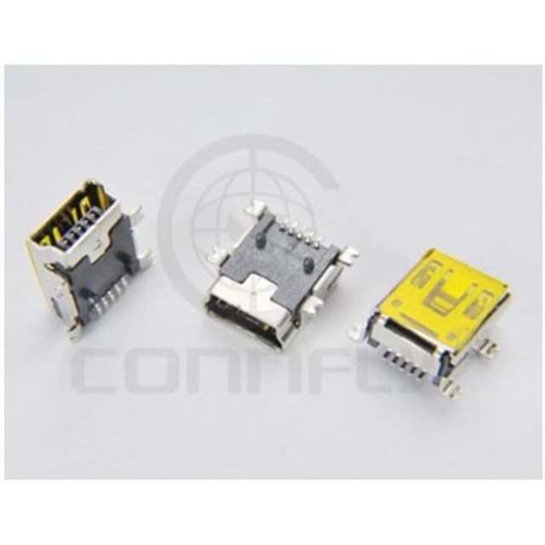 USB CONN MINI AB 5POS FEMALE