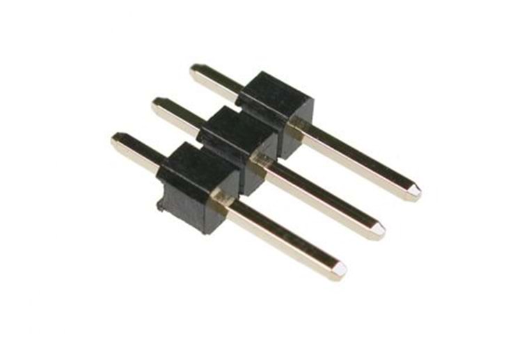 HEADER 1x3 2.54MM 180* MALE THT