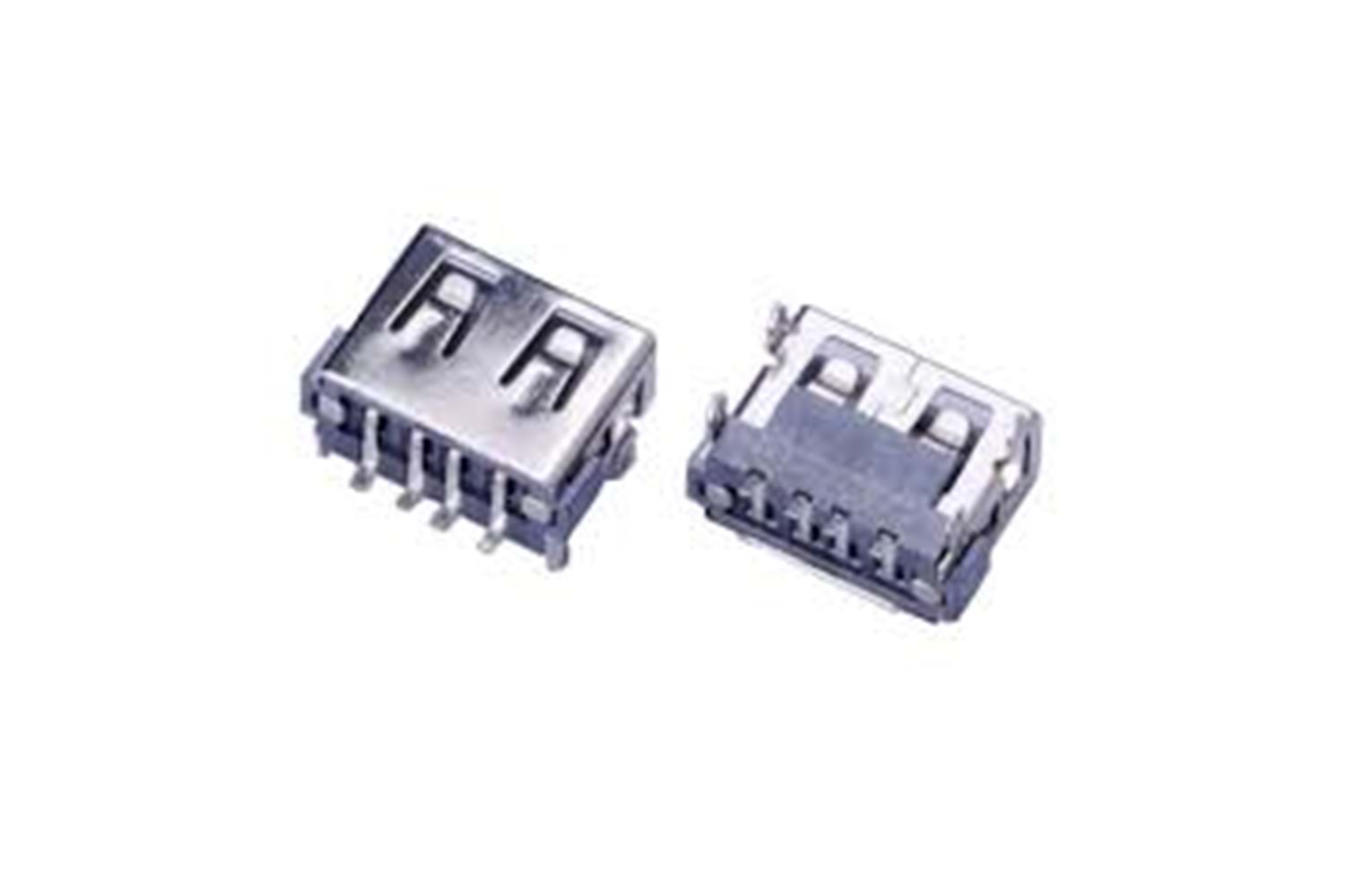 CONN USB RCPT B BLK 4PIN R/A SMD
