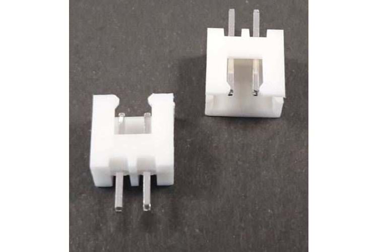 CONN 2P 2.50MM 180* WHITE TIN MALE THT