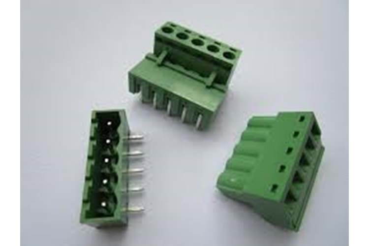 TERM 5P 5.08MM 90* OPEN MALE THT