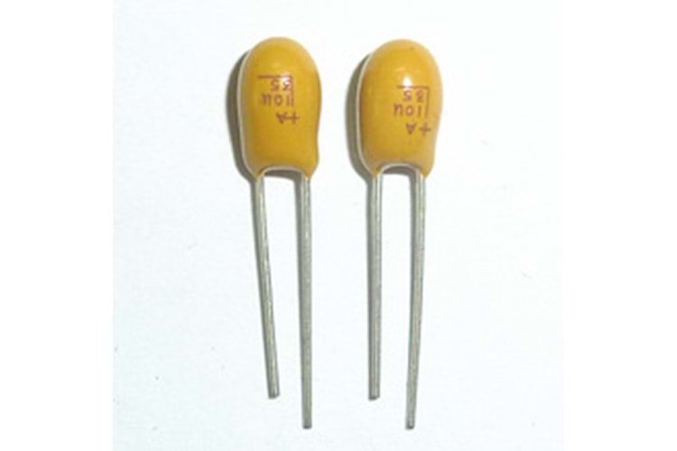CAP TANTAL 10uF 35V %35 5.08MM THT