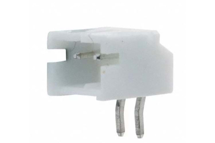 CONN 2P 2.00MM 90* WHITE MALE THT