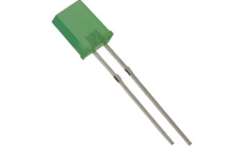 LED YELLOW GREEN 2x5MM 30-50mcd THT