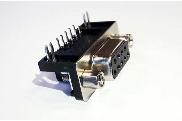 CONN 9PIN 90° FEMALE DSUB THT