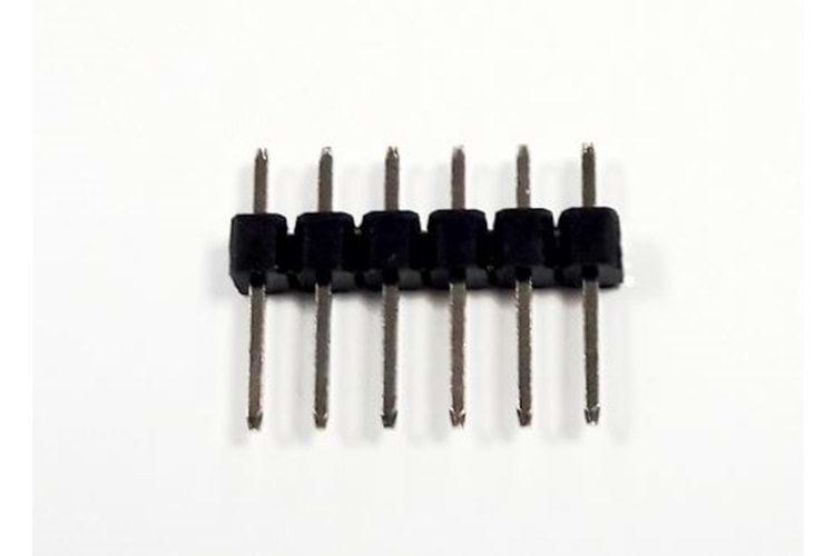 HEADER 1x6 2.54mm 180* MALE