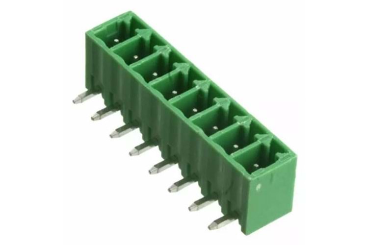 TERM 8P 3.81MM 90* GREEN CLOSED MALE THT