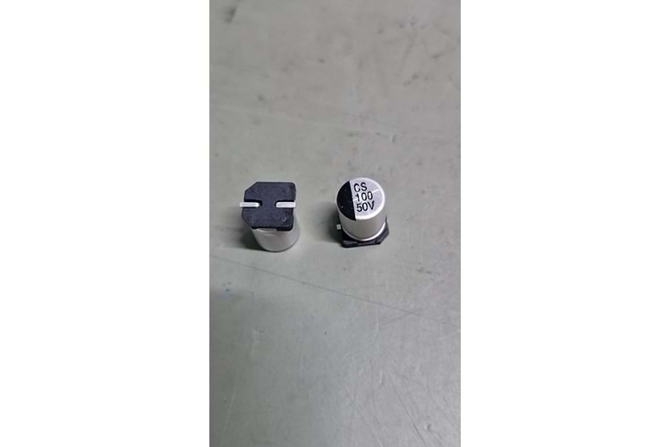 CAP ALUM 100uF 50V 8x10.5 SMD