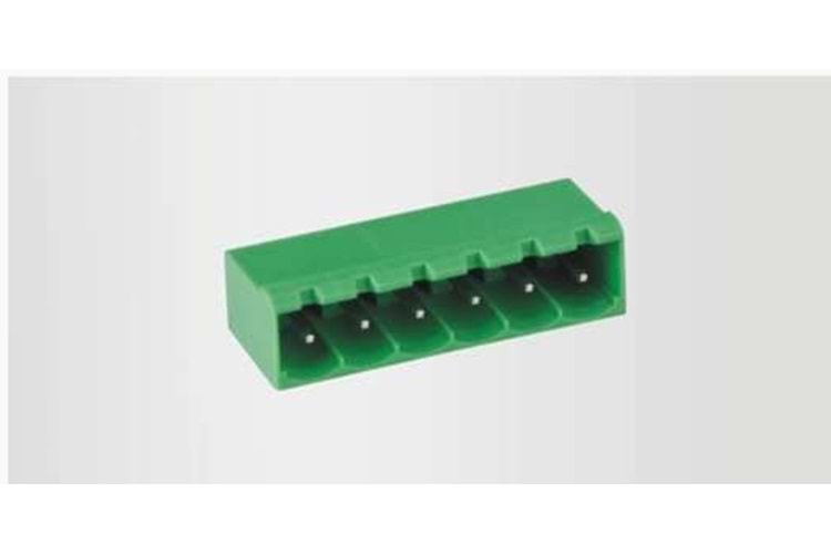 KLM CLOSED 10P 5.08MM 90° GREEN MALE THT