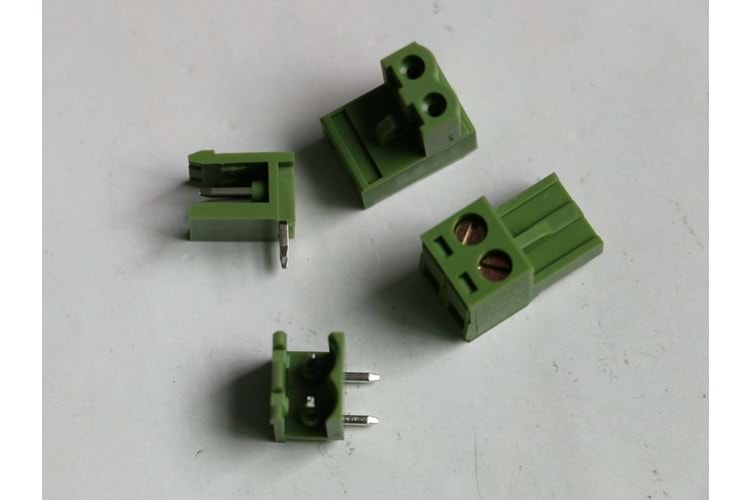 TERM 2P 5.08MM 90* GRENN OPEN MALE THT