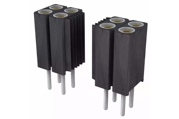 CONN SOLDER 10P 7mm 2,54mm FEMALE THT
