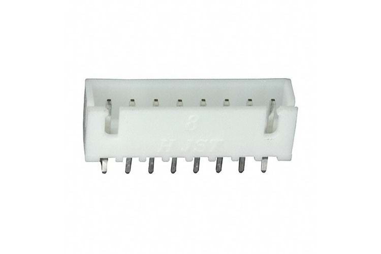 CONN 8P 2.5mm 180* WHITE MALE THT