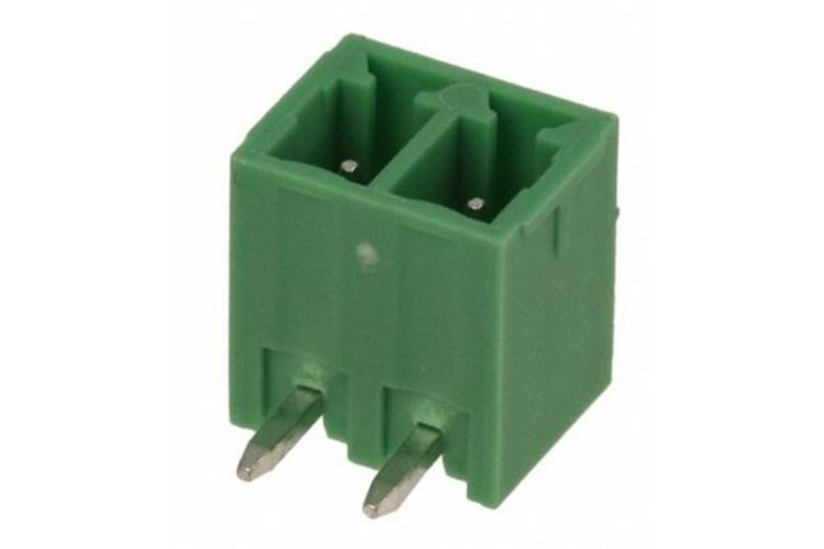 TERM 2P 3.81MM 90* CLOSED MALE THT