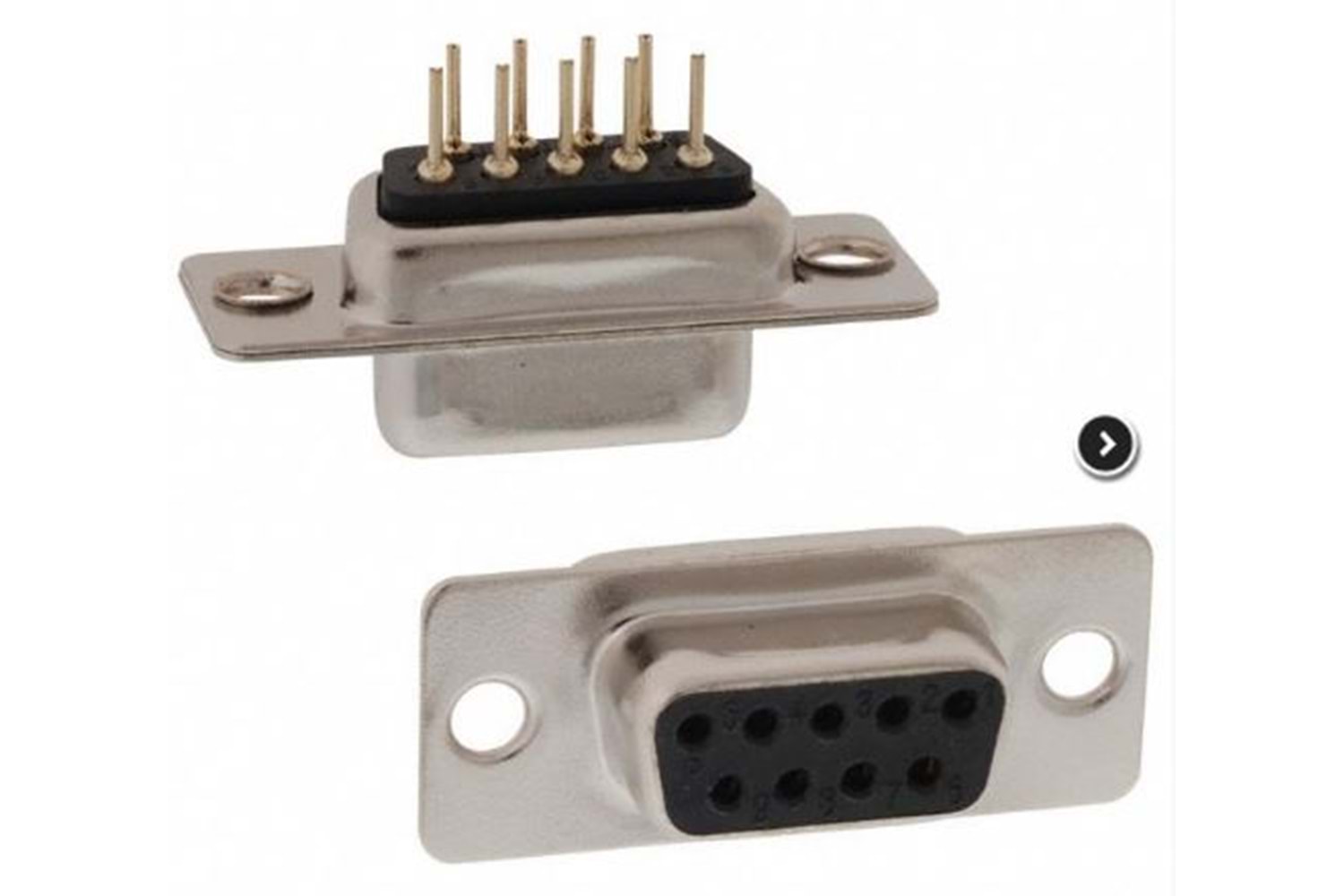 CONN 9PIN 180° FEMALE DSUB THT
