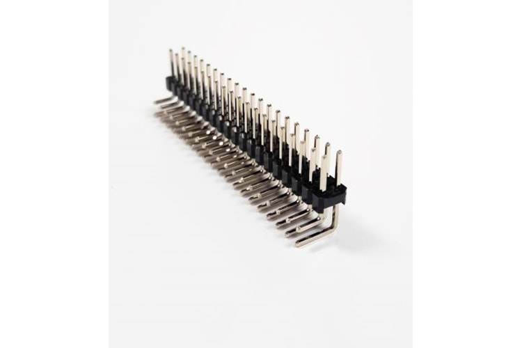 PIN HEADER20P 2x20 2.54 90° MALE