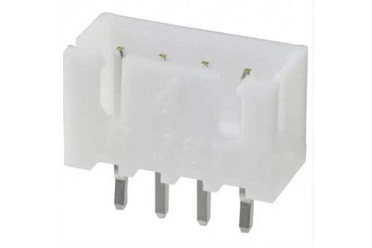 CONN 4P 2.50MM 180* WHITE TIN MALE THT